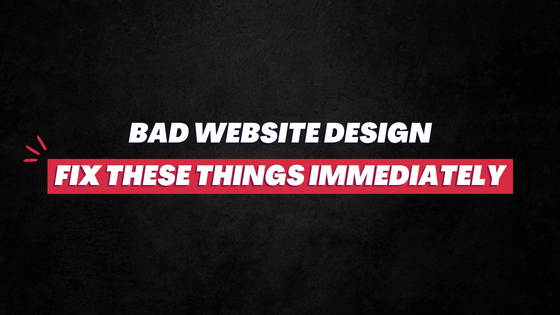 Fix bad website design