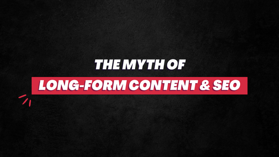 Long-form content and SEO