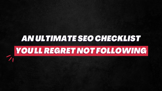 SEO checklist