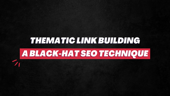 Thematic link building